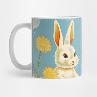 Cute Bunnies Vintage Mug